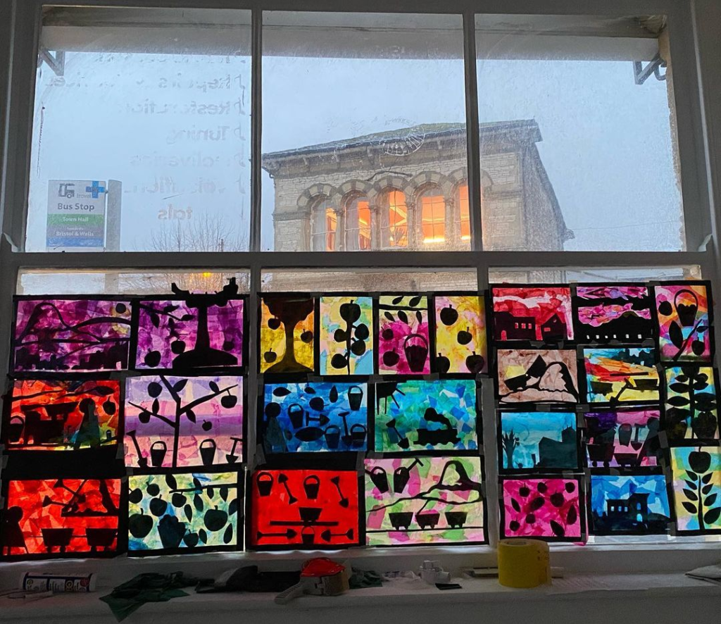 A display from Window Wanderland 2022